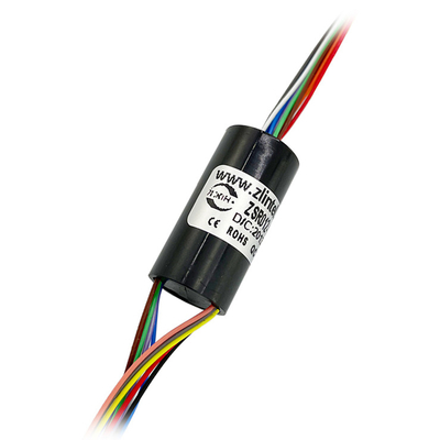 Precious metal: mini gold-gold capsule slip ring 6 wires/12 wires/18 wires slip rings 2A signal for video monitoring