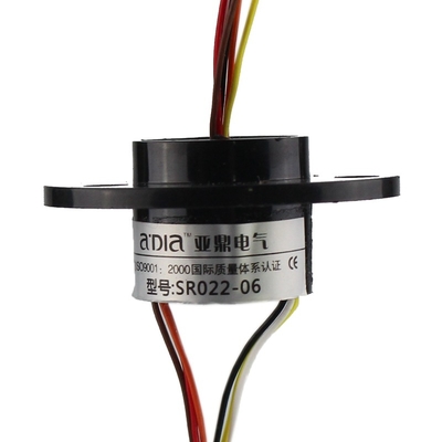 SRC022-6 Miniature 6 Leads Capsule Electric Swivel Slip Ring SRC022C-6