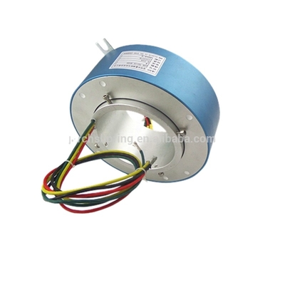 Precious metal: Gold-gold Shenzhen JARCH electromechanical through bored slip ring 110mm, 14 circuits, 20A slip ring