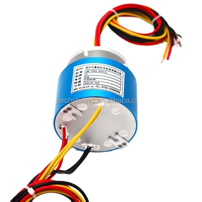 Precious Metal: Gold-Gold 3 Circuits 50A Slip Rings Capsule Slip Ring Fiber Optic Rotary Joint Flange Slip Rings