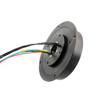 Pancake slip ring flat slip ring 100M Ethernet and other signals for soldering device 2 wire slip ring 20a slip ring