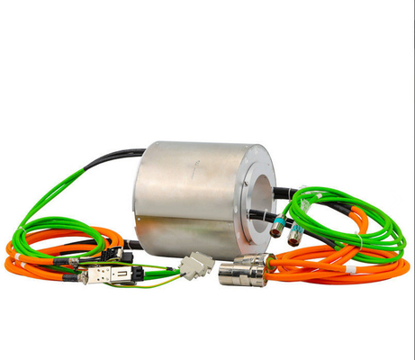 Slip ring for cable reel 8 channel 30A 16 channel signal IP65 slip ring 380v LPT130-0830-16S